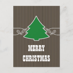 Carte postale Fancy Arbre de Noël
