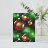 Carte Postale Fancy Christmas Orament Card (Debout devant)