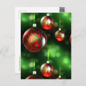 Carte Postale Fancy Christmas Orament Card (Devant / Derrière)