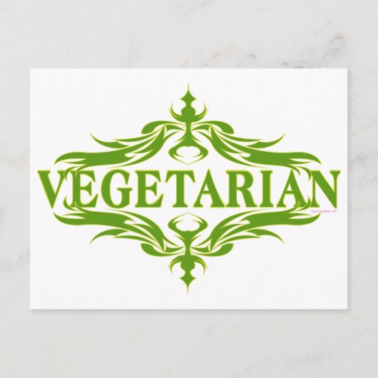 Carte Postale Fancy In Green - Végétarien (Devant)