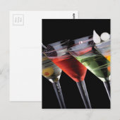Carte Postale Fancy Martinis (Devant / Derrière)