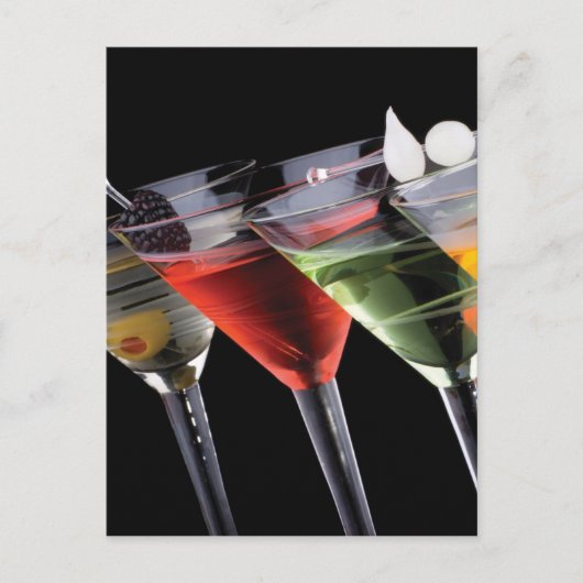 Carte Postale Fancy Martinis (Devant)