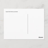 Carte postale Fancy Snail (Dos)