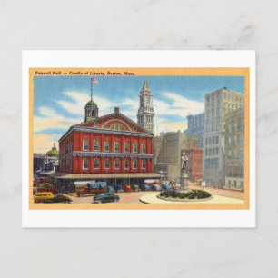 Carte Postale Faneuil Hall, Boston, Mass., Voyage Ancien