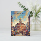 Carte Postale Faneuil Hall Massachusetts (Debout devant)