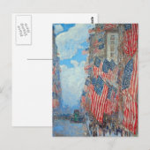 Carte Postale Fanions (Devant / Derrière)