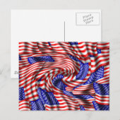 Carte Postale Fanions (Devant / Derrière)