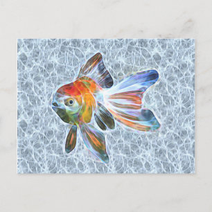 Carte Postale Fantail Goldfish Flare