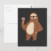 Carte Postale Fantaisie avec Amoureux des animaux de glace (Devant / Derrière)