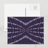 Carte Postale Fantaisie violette (Devant / Derrière)