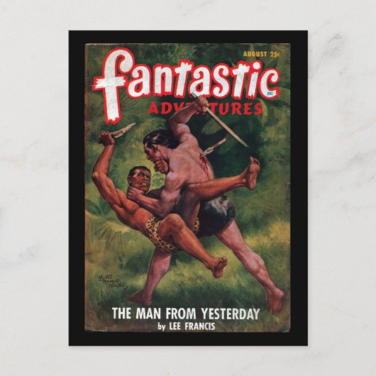 Carte Postale Fantastic Adventures - 1948-08_Pulp Art (Devant)