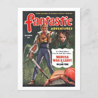 Carte Postale Fantastic Adventures (Oct, 1951)