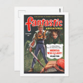 Carte Postale Fantastic Adventures (Oct, 1951) (Devant / Derrière)