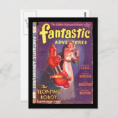 Carte Postale Fantastic Adventures v03 n01 (1941-01.Ziff-Davis)_ (Devant / Derrière)