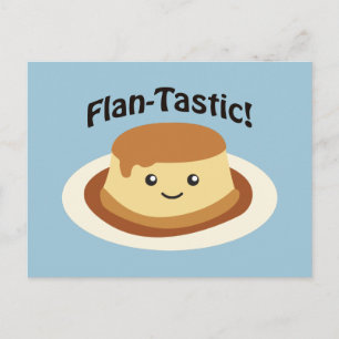 Carte Postale Fantastique ! Flan mignon