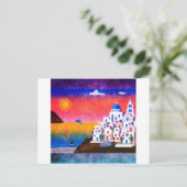 Carte Postale Fantastique île grecque (Debout devant)