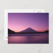 Carte Postale Fantastique Mont Fuji (Devant / Derrière)