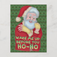 Fantastique Noël Humour Père Noël Réveillez-Moi
