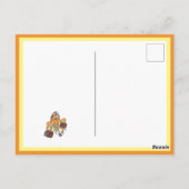 Carte Postale Fantastique Vacances amusant Cartoon Octopus (Dos)