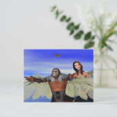 Carte Postale Fantasy Moth Hunter (Debout devant)