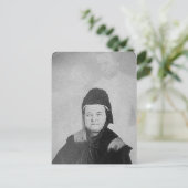 Carte Postale Fantôme d'Abraham Lincoln avec Mary Lincoln 1869 (Debout devant)