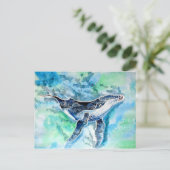 Carte Postale Fantôme de baleine à bosse (Debout devant)