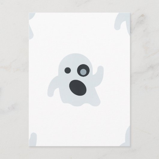 Carte Postale fantôme émoji (Devant)