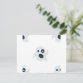 Carte Postale fantôme émoji (Debout devant)