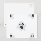 Carte Postale fantôme émoji (Devant / Derrière)