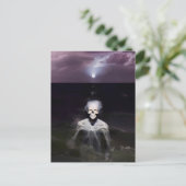 Carte Postale Fantôme en mer - Peinture à l'huile (Debout devant)