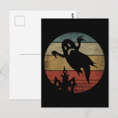 Carte Postale Fantôme Halloween Vintage (Devant / Derrière)