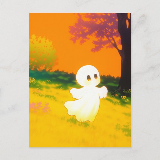 Carte Postale Fantôme heureux (Devant)