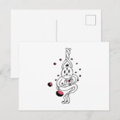 Carte Postale Fantôme timide (Devant / Derrière)