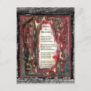 Carte Postale Fantômes Dans Le Closet