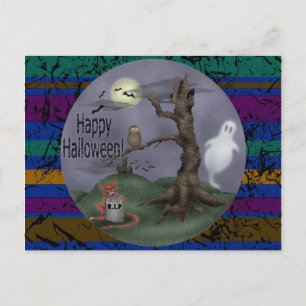 Carte Postale Fantômes d'Halloween