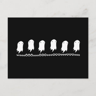 Carte Postale Fantômes en bois