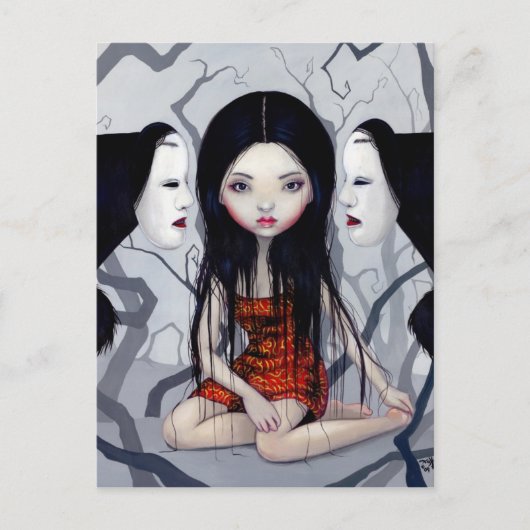 Carte postale "Fantômes sans visage" (Devant)