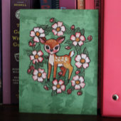 Carte Postale Faon floral