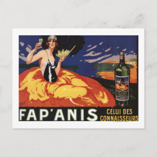 Carte Postale Fap'Anis Celui Des Connaisseurs