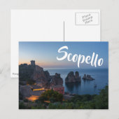 Carte Postale Faraglioni et Tonnara à Scopello, Sicile (Devant / Derrière)