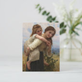 Carte Postale Fardeau agréable par William Adolphe Bouguereau (Debout devant)