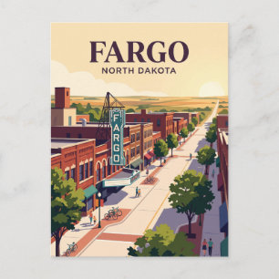 Carte Postale Fargo, Dakota du Nord
