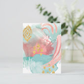 Carte Postale Faridas Abstrait - Couleurs Mutées (Debout devant)