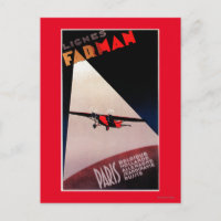 Farman Airlines Farman 300 Monoplane Promo Poste