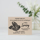 Carte Postale Farming de référencement de printemps pour l'immob (Debout devant)