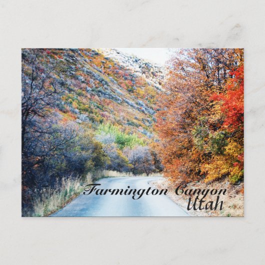 Carte Postale Farmington Canyon Utah Pittoresque Drive (Devant)