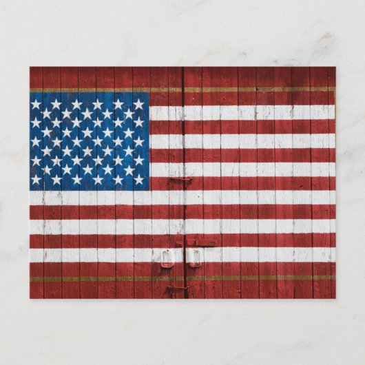 Carte Postale Farms | American Flag Barn Mural (Devant)