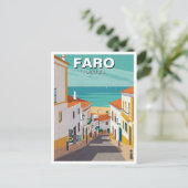 Carte Postale Faro Portugal Algarve Travel (Debout devant)