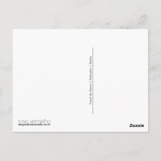 Carte Postale Farol da Barra (Dos)