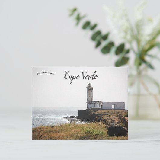 Carte Postale Farol de D Maria Pia Cap-Vert (Debout devant)